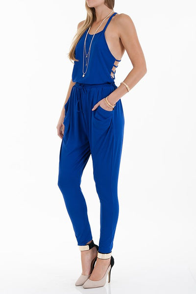 Royal Blue Jumpsuit