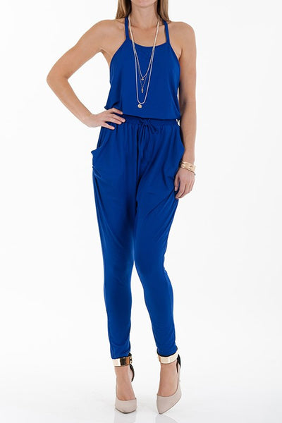 Royal Blue Jumpsuit