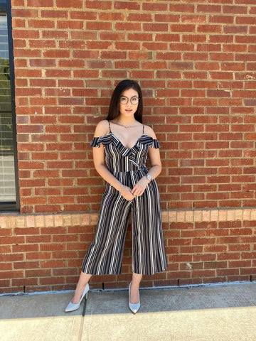 Zari Striped Jumpsuit