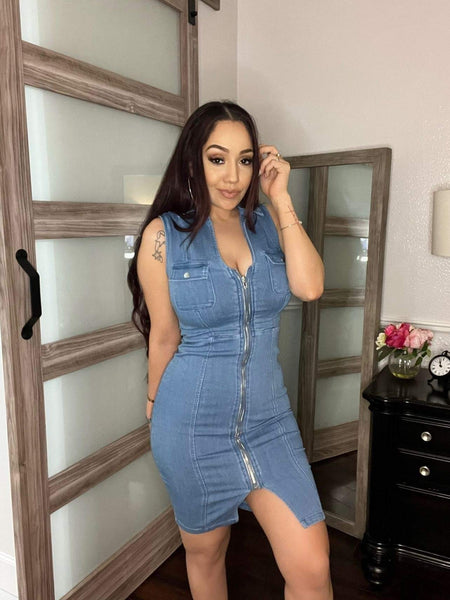 Dani Medium Denim Dress