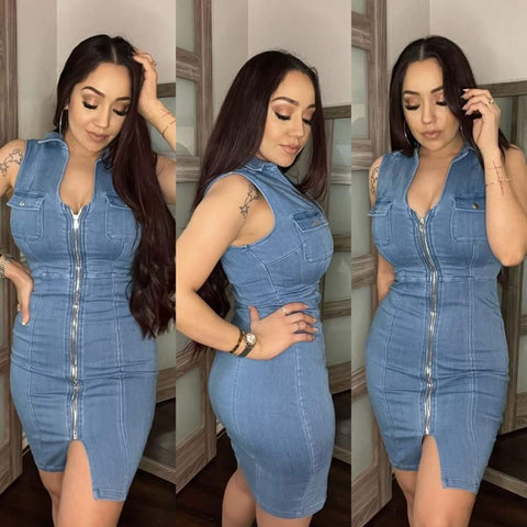 Dani Medium Denim Dress