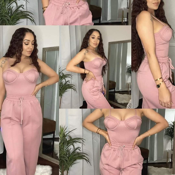 Pink Pant Set