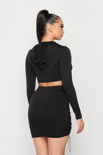 Raven Skirt Set