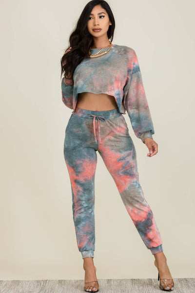 Anela Tie Dye Jogger Set