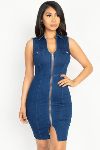 Dani Dark Denim Dress