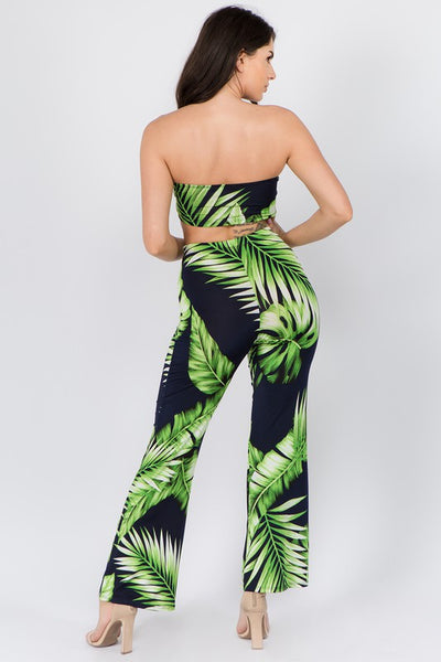 Esmeralda Tropical Pants Set