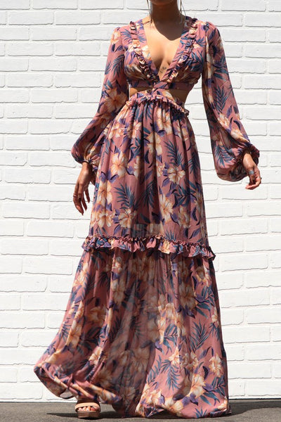 Malibu Maxi Dress ( Mauve)
