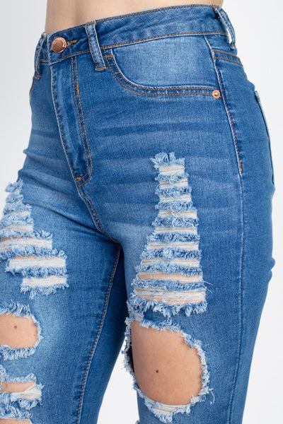 Ava Medium Distressed Jeans