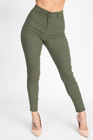 Autumn High Waisted Skinny Pants