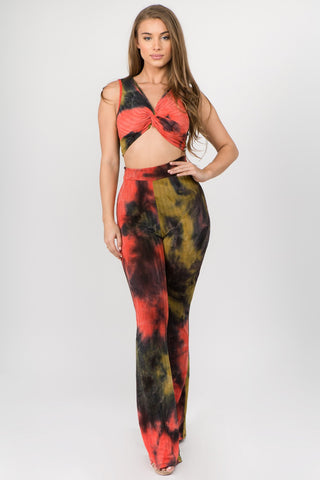 Bethany Tie Dye Pants Set