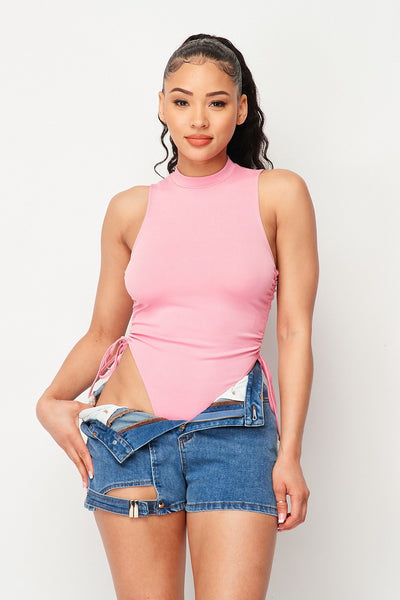 Zoie Pink Bodysuit