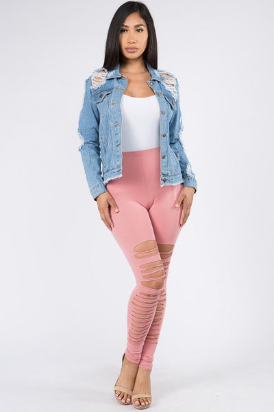 Ziggy Leggings in Pink