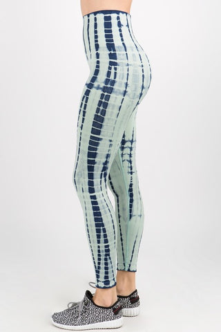 Sage Tie Dye Active Leggings